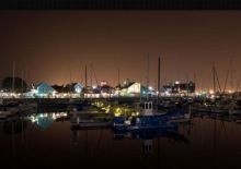 Long Beach Shoreline Village as seen in My "Exposing the Night" Photobook on my Website.  Hi-Res Version on my website.